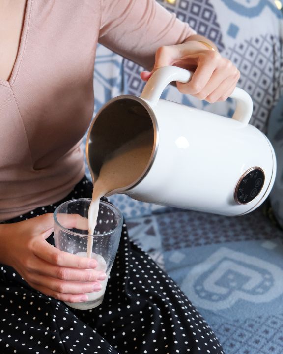 MilkyMixer: Appareil à lait végétal (Amande, Soja, Avoine et plus)
