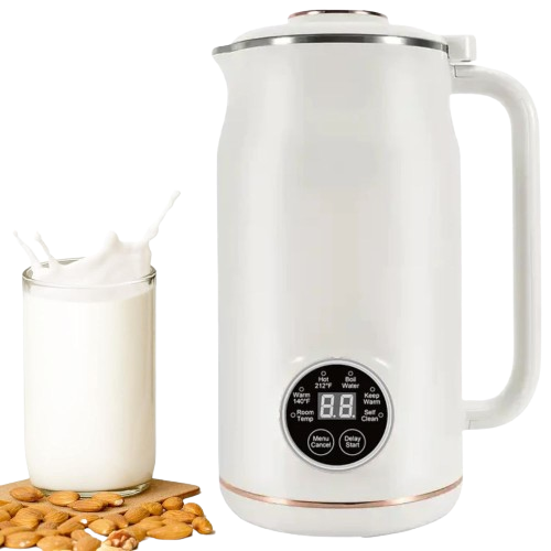 MilkyMixer: Appareil à lait végétal (Amande, Soja, Avoine et plus)